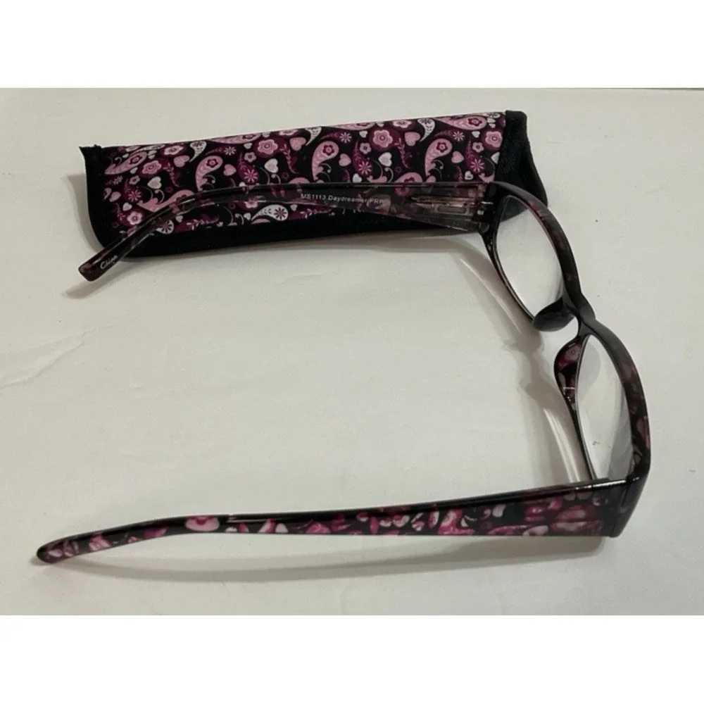 3 PAIR Foster Grant Daydreamer Purple Rose and Blue Reading Glasses